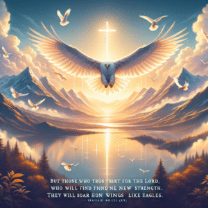 Lifted by His Strength