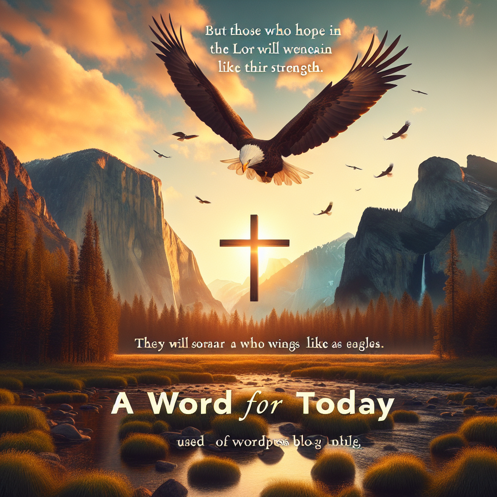 Soaring Through Struggles with Strength Renewed