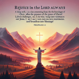 Choose Joy Because He Is With You
